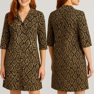 Python Print Women’s Shirt Dress - Size M